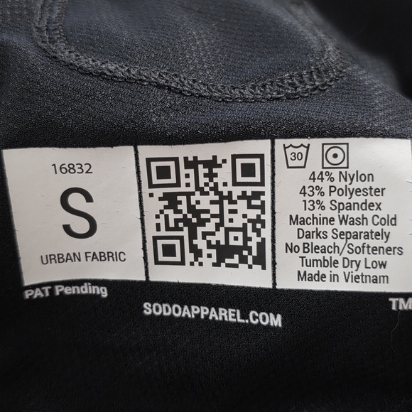 Sodo Mens Athletic Shorts Dark Gray Size Small - Picture 4 of 7